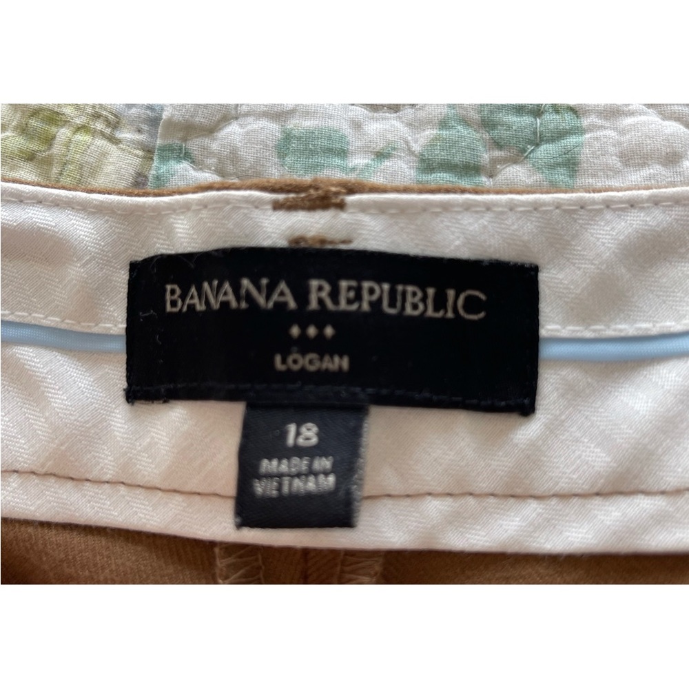 Banana Republic Logan Wide leg trouser Sz 18 Camel